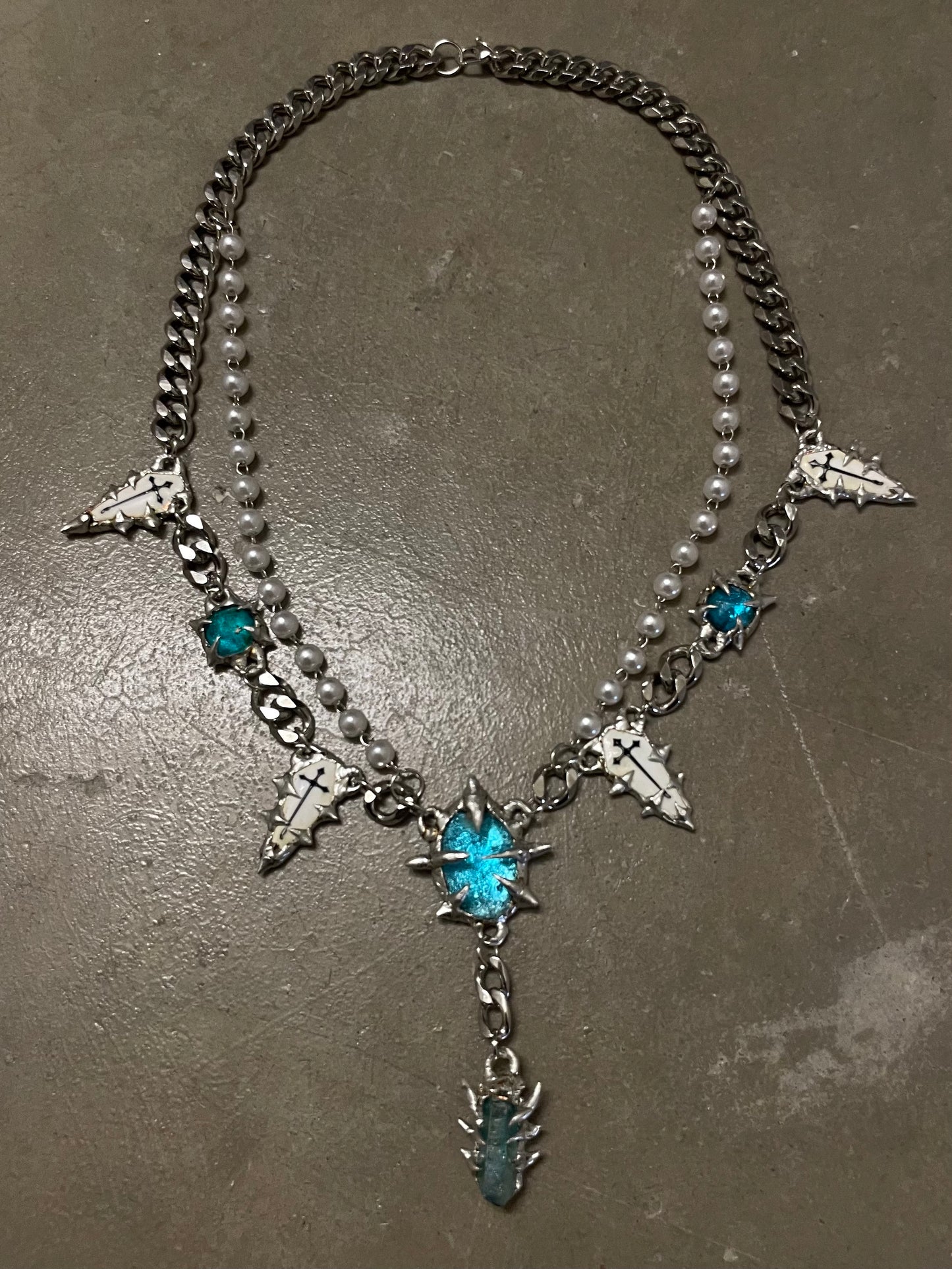 Blue Aqua Necklace