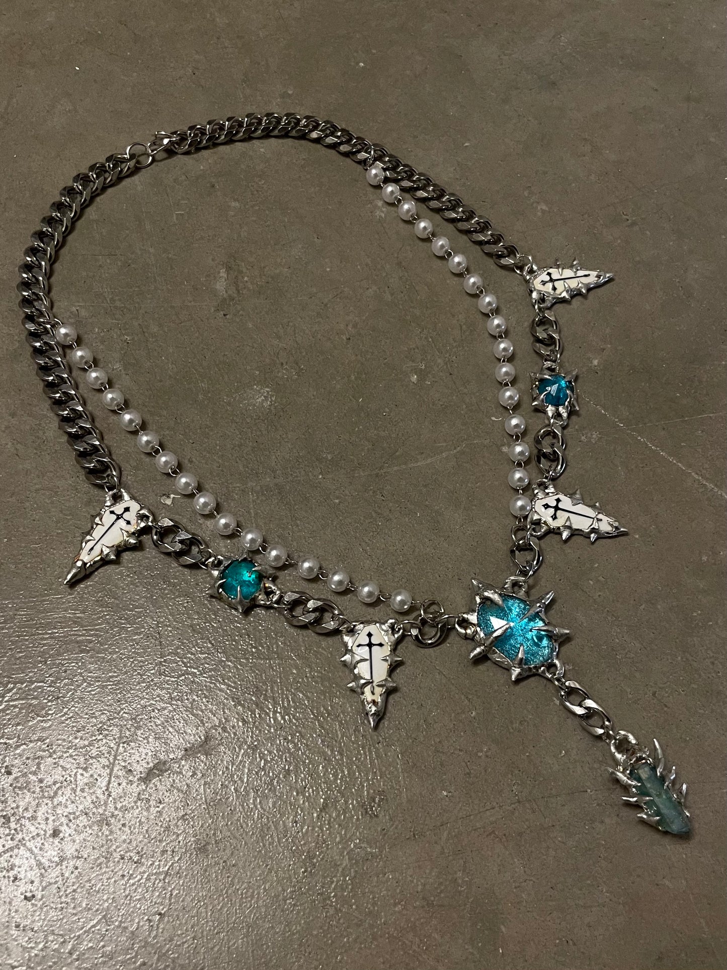 Blue Aqua Necklace